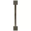  2 db X alakú étkezőasztal láb natúr acél 80x(72-73) cm acél