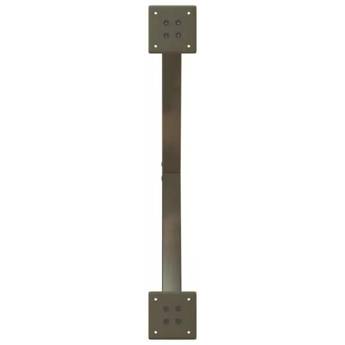 2 db X alakú étkezőasztal láb natúr acél 80x(72-73) cm acél