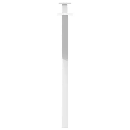  2 db X alakú étkezőasztal láb fehér 90 x (72-73) cm acél étkezőasztal láb
