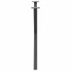 2 db antracitszürke X alakú acél étkezőasztal láb 90 x (72-73) cm