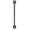  2 db antracitszürke X alakú acél étkezőasztal láb 90 x (72-73) cm