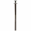  2 db X alakú étkezőasztal láb natúr acél 90 x (72-73) cm acél