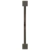  2 db X alakú étkezőasztal láb natúr acél 90 x (72-73) cm acél