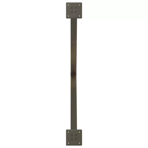  2 db X alakú étkezőasztal láb natúr acél 90 x (72-73) cm acél