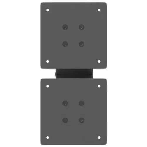  2 db antracitszürke X alakú acél dohányzóasztal láb 30x(30-31) cm