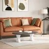  2 db fehér, X alakú acél dohányzóasztal láb 40 x (30-31) cm