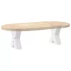  2 db fehér, X alakú acél dohányzóasztal láb 40 x (30-31) cm