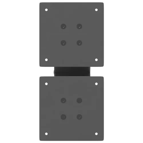  2 db antracitszürke X-alakú acél dohányzóasztal láb 40x(30-31) cm