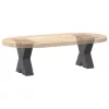  2 db antracitszürke X-alakú acél dohányzóasztal láb 40x(30-31) cm
