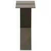  2 db X alakú natúr acél dohányzóasztal láb 40x(30-31) cm