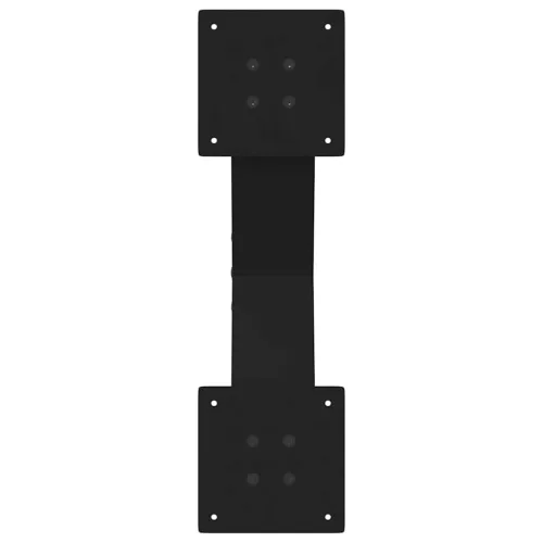  2 db fekete, X alakú acél dohányzóasztal láb 50 x (30-31) cm