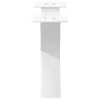  2 db fehér, X alakú acél dohányzóasztal láb 50 x (30-31) cm