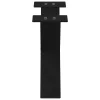  2 db fekete, X alakú acél dohányzóasztal láb 60 x (30-31) cm
