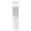  2 db fehér, X alakú acél dohányzóasztal láb 60 x (30-31) cm