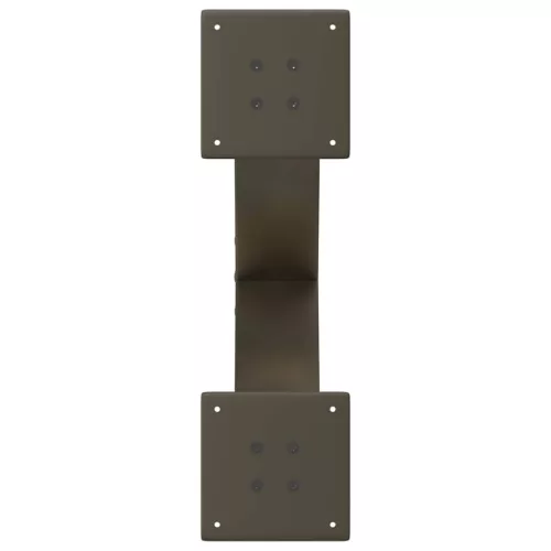  2 db X alakú natúr acél dohányzóasztal láb 60 x (30-31) cm