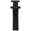  2 db fekete, X alakú acél dohányzóasztal láb 70 x (30-31) cm