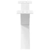  2 db fehér, X alakú dohányzóasztal láb 70 x (30-31) cm acél