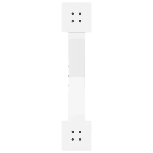  2 db fehér, X alakú dohányzóasztal láb 70 x (30-31) cm acél