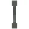  2 db antracitszürke X-alakú acél dohányzóasztal láb 70x(30-31) cm