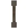  2 db X alakú natúr acél dohányzóasztal láb 70x(30-31) cm