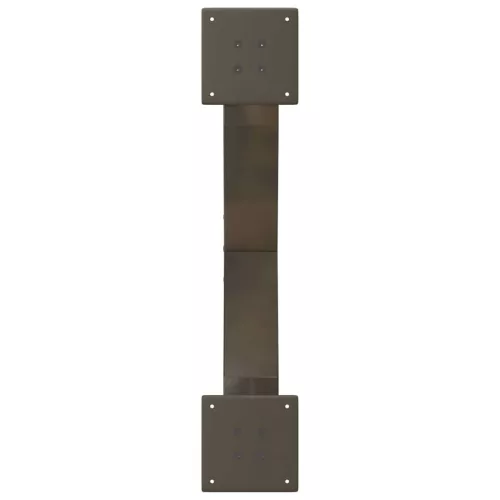  2 db X alakú natúr acél dohányzóasztal láb 70x(30-31) cm