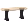  2 db fekete, X alakú acél dohányzóasztal láb 38 x (42-43) cm