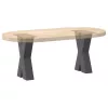  2 db antracitszürke X-alakú acél dohányzóasztal láb 38x(42-43) cm