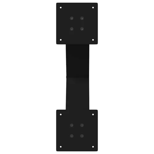  2 db fekete, X alakú acél dohányzóasztal láb 50 x (42-43) cm