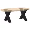  2 db fekete, X alakú acél dohányzóasztal láb 50 x (42-43) cm