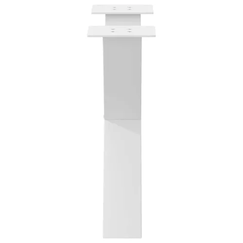  2 db fehér, X alakú acél dohányzóasztal láb 50 x (42-43) cm