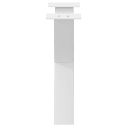  2 db fehér, X alakú acél dohányzóasztal láb 60 x (42-43) cm