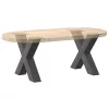  2 db antracitszürke X-alakú acél dohányzóasztal láb 60 x (42-43) cm