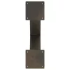  2 db X alakú natúr acél dohányzóasztal láb 60 x (42-43) cm