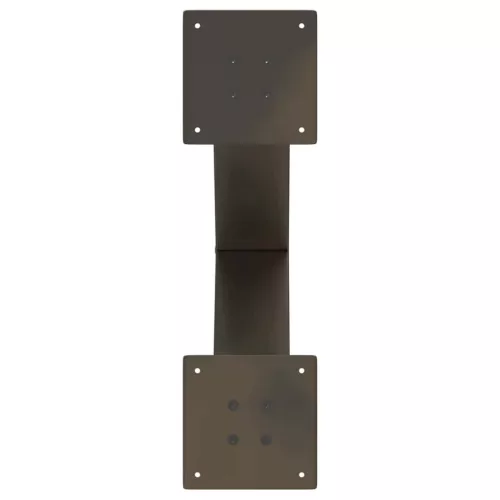  2 db X alakú natúr acél dohányzóasztal láb 60 x (42-43) cm