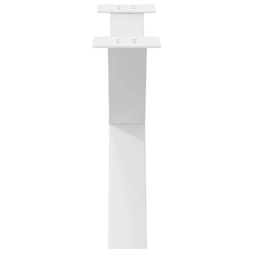  2 db fehér, X alakú dohányzóasztal láb 70 x (42-43) cm acél