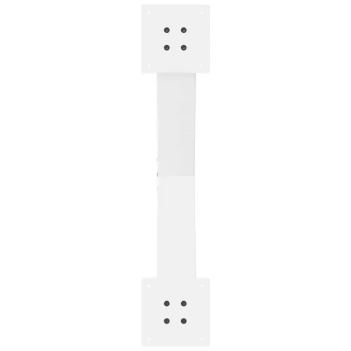  2 db fehér, X alakú dohányzóasztal láb 70 x (42-43) cm acél