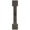  2 db X alakú natúr acél dohányzóasztal láb 70 x (42-43) cm