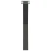  2 db antracitszürke X-alakú acél étkezőasztalláb 50x(72-73) cm