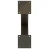  2 db X alakú étkezőasztal láb natúr acél 50x(72-73) cm
