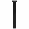  2 db X alakú étkezőasztal láb fekete acél 60 x (72-73) cm