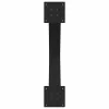  2 db X alakú étkezőasztal láb fekete, 70 x (72-73) cm acél