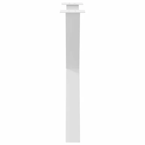  2 db X alakú étkezőasztal láb fehér 70 x (72-73) cm acél étkezőasztal láb