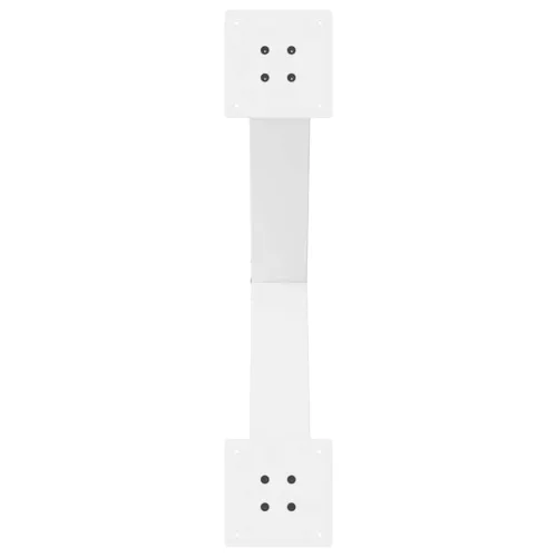  2 db X alakú étkezőasztal láb fehér 70 x (72-73) cm acél étkezőasztal láb