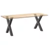  2 db antracitszürke X-alakú acél étkezőasztal láb 70x(72-73) cm