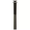  2 db X alakú étkezőasztal láb natúr acélból 70 x (72-73) cm