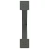  2 db antracitszürke X alakú acél étkezőasztal láb 80x(72-73) cm