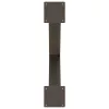  2 db X alakú étkezőasztal láb natúr acél 80x(72-73) cm acél
