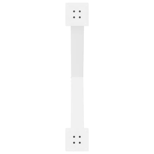 2 db X alakú étkezőasztal láb fehér 90 x (72-73) cm acél étkezőasztal láb