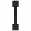  3 db X alakú étkezőasztal láb fekete, 70 x (72-73) cm acél