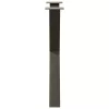  3 db X alakú étkezőasztal láb natúr acél 70x(72-73) cm